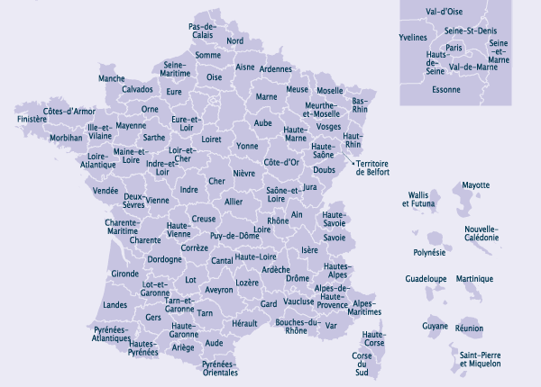 Carte de France